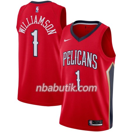 NBA Mænd Trøje New Orleans Pelicans Zion Williamson 1 Nike 2019-20 Statement Edition Swingman NBA Mænd Trøje New Orleans Pelicans Zion Williamson 1 Nike 2019-20 Statement Edition Swingman